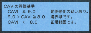 CAVIの評価基準